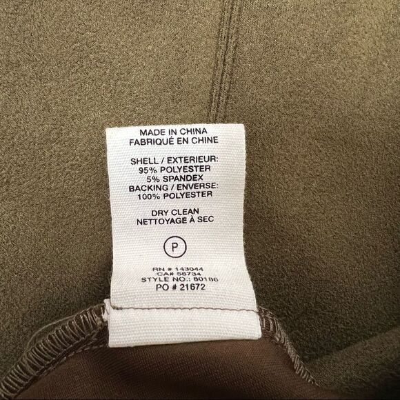 Anthropologie | Avec Les Filles Slit-Front Sueded Leggings Size XS - Picture 8 of 8